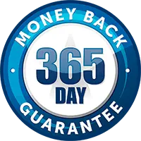 365 Day Money Back Guarantee Badge
